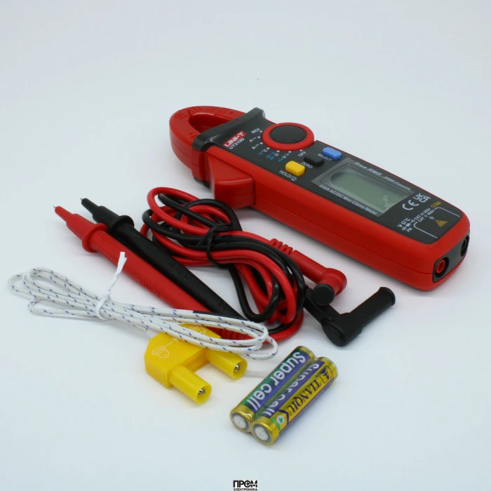 UT210D, Токоизмерительные мини клещи, Trus RMS, 200А, 600В, 20МОм, NCV, емкость, частота, темература, постоянный ток 200А