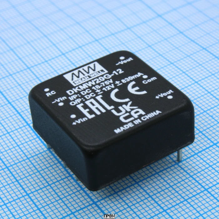 DKMW20G-12, Преобразователь DC/DC, на печатную плату, 20 Вт