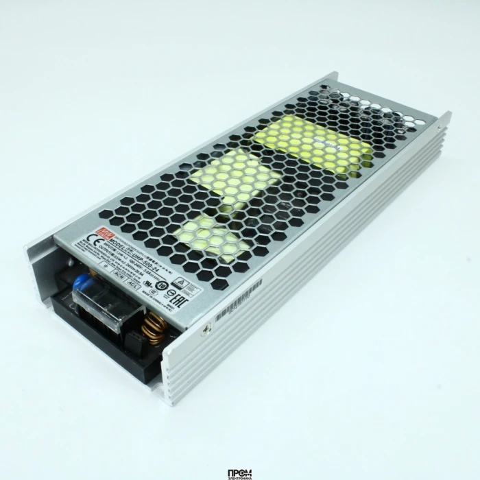 UHP-500-24, AC-DC, 501.6Вт, вход 90…264В AC, 47…63Гц, выход 24В/20.9A, ККМ, рег. вых 22.8…25.2В, изоляция 3750В AC, в кожухе 232х81х31мм, -20…+70°С