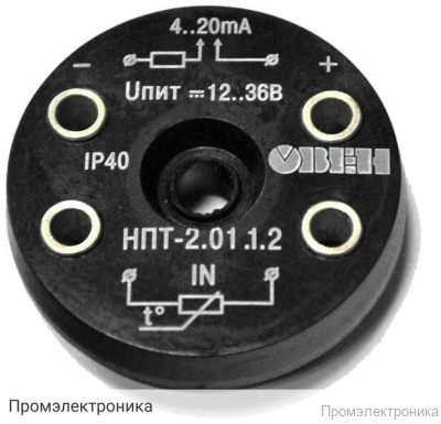 НПТ-2.01.1.2 - температурный нормирующий преобразователь с выходом 4…20 мА