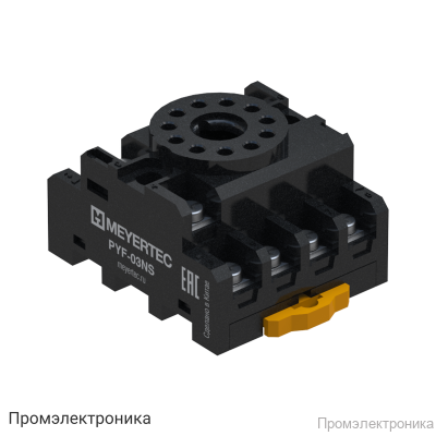 PYF-03NS - колодка для промежуточного реле серии NS
