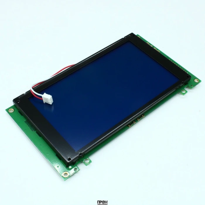 WG240128A-TMI-VZ#, ЖКИ графич, 240 x 128, STN Синий Negative/Transmis, подсв. LED Белая, VDD = 5V, 6 o`cl, -20...+70C