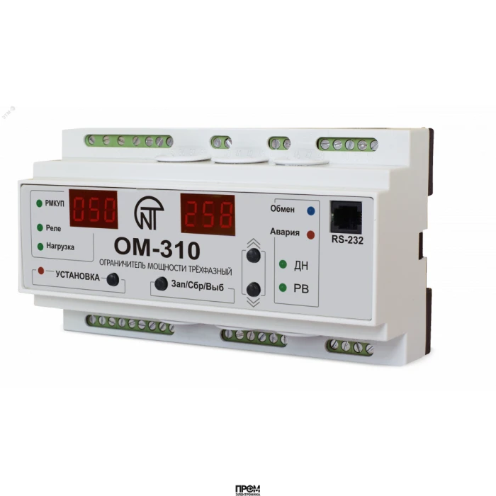 Ограничитель мощности ОМ-310 3ф 30кВт 3425604310, Реле измерительное