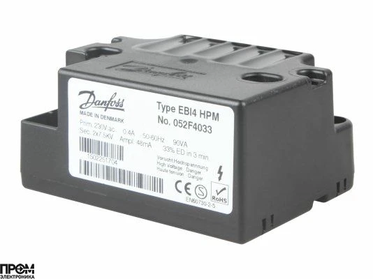 Трансформатор розжига Danfoss EBI4 HPM 052F4033
