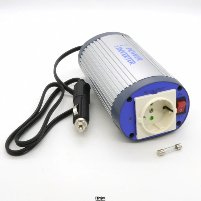 A301-150-F3, DC-AC, 150Вт, Рпик=300Вт, Uвх=10 - 15В DC, Uвых=230В АС, в кожухе 165х90х70мм, вес 0.8кГ, 0…+40С