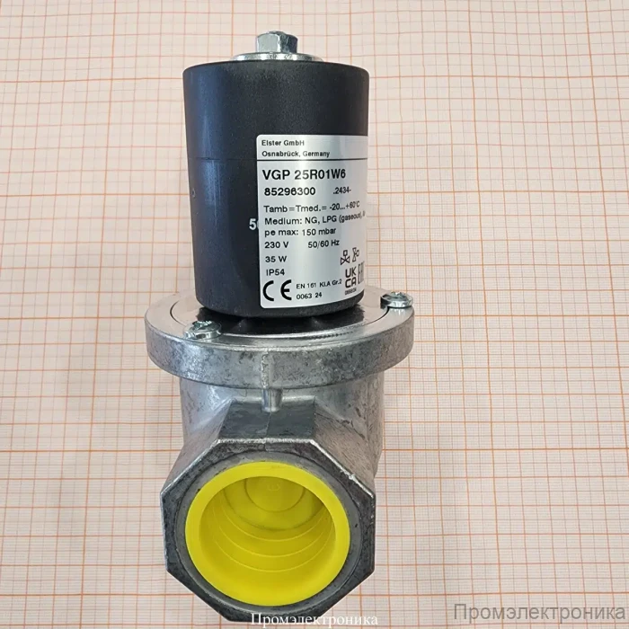 Газовый клапан запорный Kromschroder VGP 25R01W6, 85296300