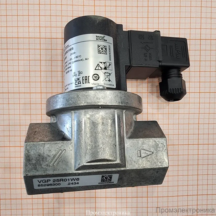 Газовый клапан запорный Kromschroder VGP 25R01W6, 85296300