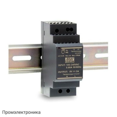 HDR-30-15 - блок питания AC-DC, 30Вт