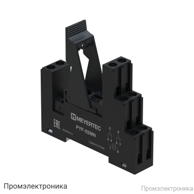 PYF-02MN - колодка для промежуточного реле серии MN