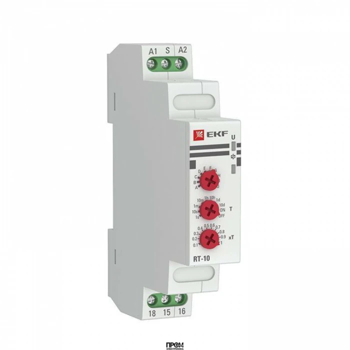 Реле времени (10 устанавл. функц.) RT-10 12-240В PROxima rt-10-12-240, Реле времени, таймер