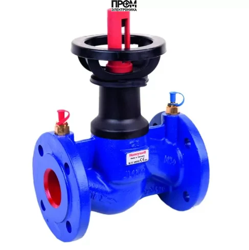 Балансировочный фланцевый клапан с ниппелями PN16, DN200, Kvs704 Honeywell SafeCone(R) V6000D0200А