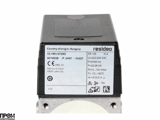 Газовый электромагнитный клапан Elco CG1R01-DT2W