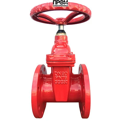 Задвижка чугун 30ч39р аналог МЗВГ обрезиненный клин Ду150 Ру16, Т-150гр