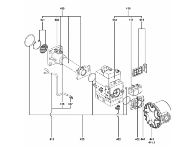 Газовая рампа Elco d420