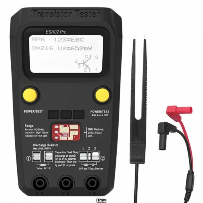 ESR02PRO, Измеритель электронных компонентов