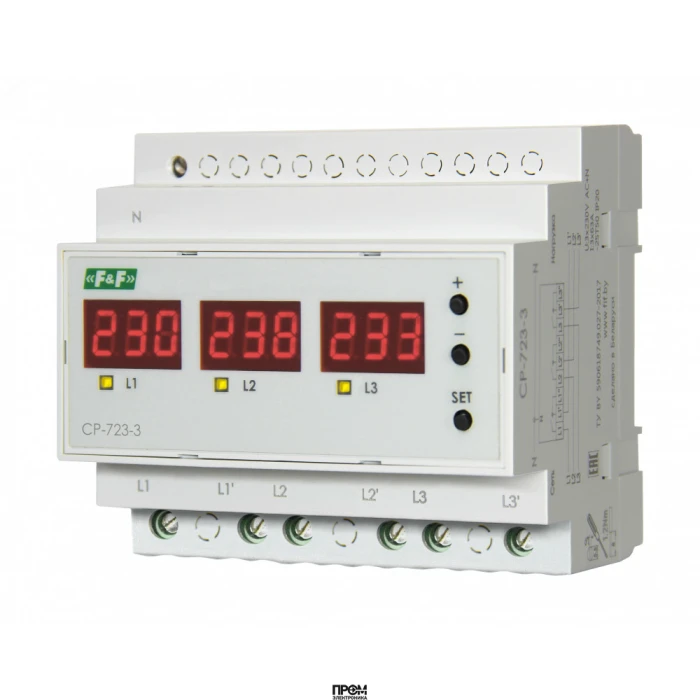 Реле контроля напряжения CP-723-3 EA04.009.022, Реле измерительное