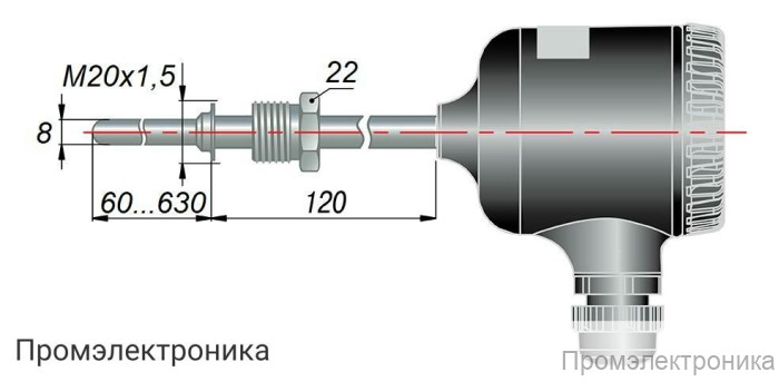 ДТС035М.И - термопреобразователь сопротивления с выходным сигналом 4...20 мА