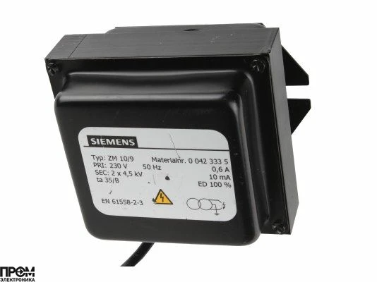 Трансформатор розжига Siemens ZM 10/9 00423335