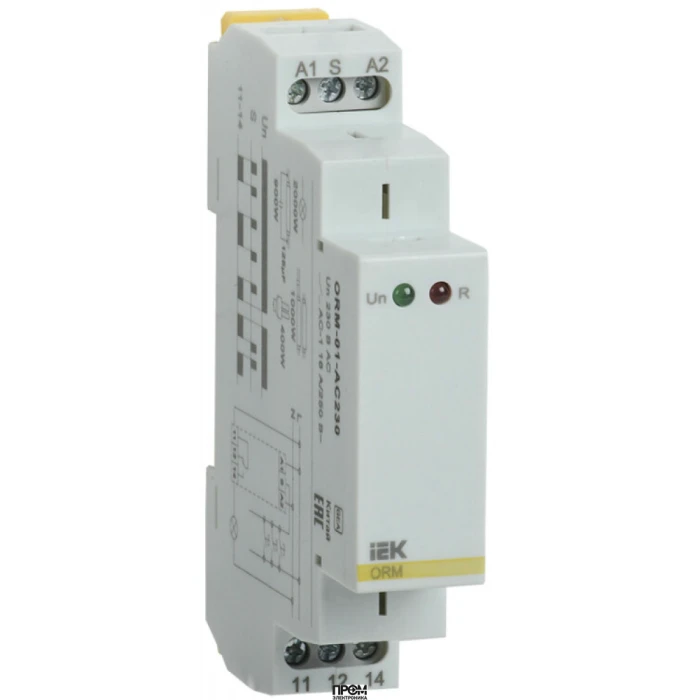 Импульсное реле ORM. 1 конт. 230 В AC ORM-01-AC230, Реле контроля