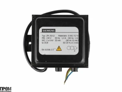 Трансформатор розжига Siemens ZM 20/12 00427179