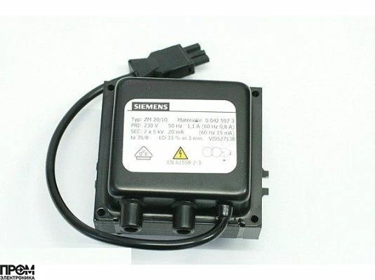 Трансформатор поджига Siemens ZM 20/10 00427187