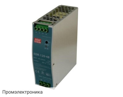 EDR-120-48 - блок питания AC-DC, 120Вт