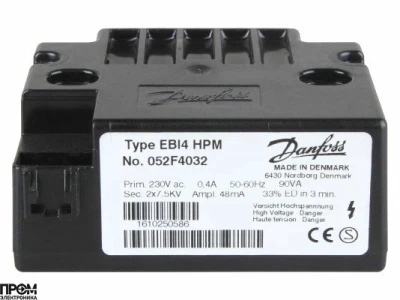 Трансформатор розжига Danfoss EBI4 HPM 052F4032