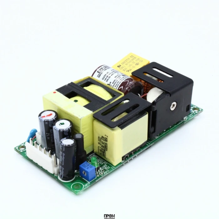 EPP-200-12, AC-DC, 140.4Вт (вент. 200.4Вт), ККМ, вход 80…264V AC, 47…63Гц /113…370В DC, выход 12В/11.7A (вент. 16.7А), рег. вых 11.4…12.6В, изоляция 3000В AC, открытая плата 101.6х50.8х29мм, -30…+70°С, доп. выход 12В/0.5А
