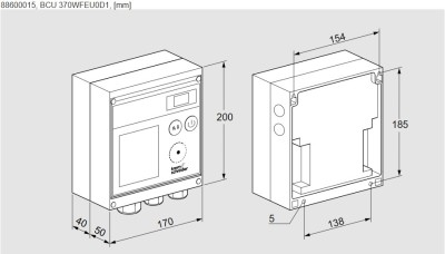 Топочный автомат Kromschroder BCU370WFEU0D1 88600015