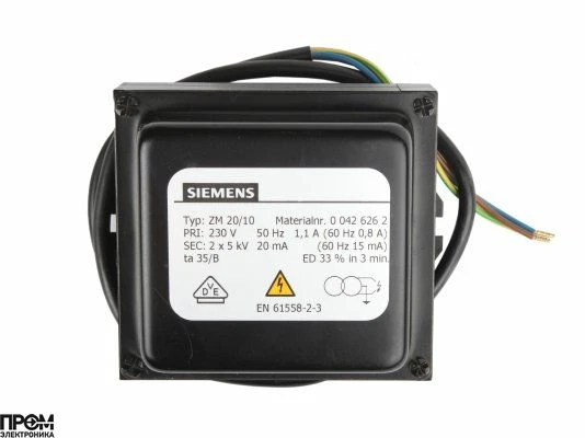 Трансформатор розжига Siemens ZM 20/10 00426262