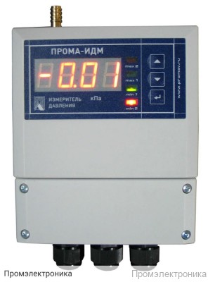 ИДМ-016-Н - измеритель давления со встроенным датчиком настенного исполнения