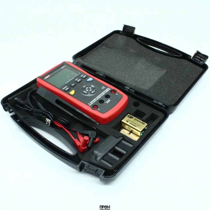 UT612, Измеритель RLC/ESR цифровой с автоматическим выбором диапазона, порт USB