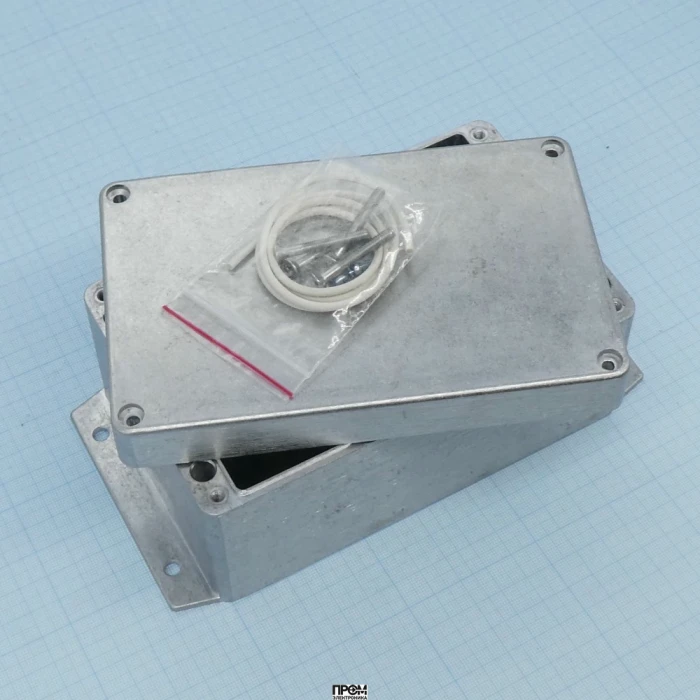 G117MF, Герметичный алюминиевый корпус с фланцами, IP65, некрашеный