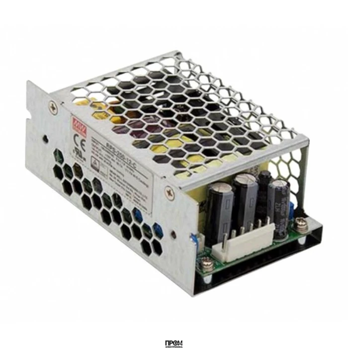RPS-200-27-C, AC-DC, med, 202.5Вт (143.1 Вт без обдува), ККМ, вход 80…264В AC 47…63Гц, 113…370B DC, выход 27В/7.5А, рег. вых. 25.6…28.4, изоляция 4000В AC, в кожухе 103.4х62х40мм, -30…+70°С, выход на вентилятор 12В/0.5А