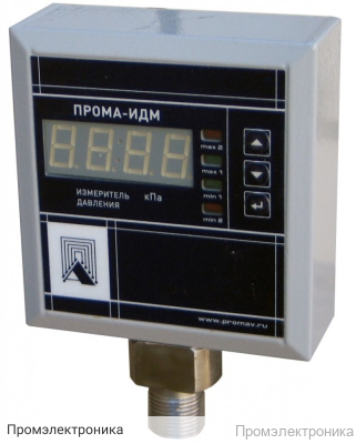 ИДМ-016-Р - измеритель давления штуцерного исполнения - резьбовой моноблок для установки на трубопровод (полевое исполнение)