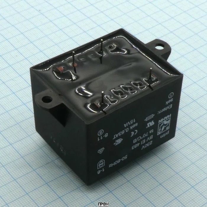BV EI 483 1252, Трансформатор питания 15ВА 230В 18В 833мА 70/B (24)