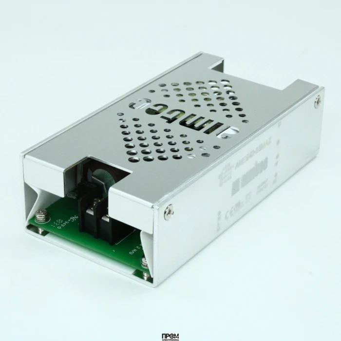 AMES40-5SMAZ, AC/DC, 40Вт, вход 90…264В, выход 5В/8А, изоляция 4000В AC, КПД 80%,максимальная емкостная нагрузка не более 8200мкФ, 125x35x65мм, -40…85°C, металл