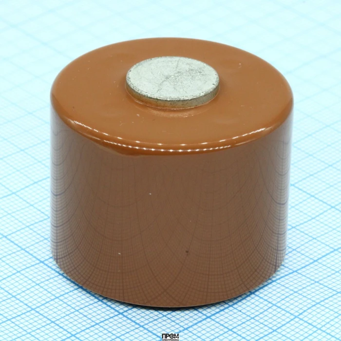 TSF-40C, Сверхвсоковольтный конденсатор 1080pF 20KVac Z5T 10% Dia:40mm