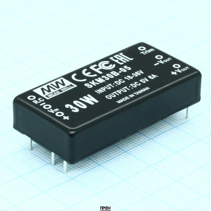 SKM30B-05, Преобразователь DC/DC, на печатную плату, 30 Вт