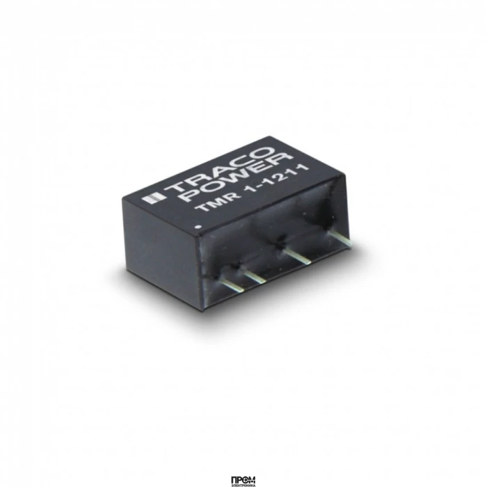 TMR 1210, Преобразователь DC/DC на печатную плату вход 12В выход 3.3В 0.5A 2Вт 7-Pin SIP