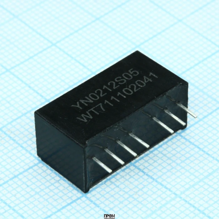 TMR 1211, Преобразователь DC/DC на печатную плату вход 12В выход 5В 0.4A 2Вт 7-Pin SIP