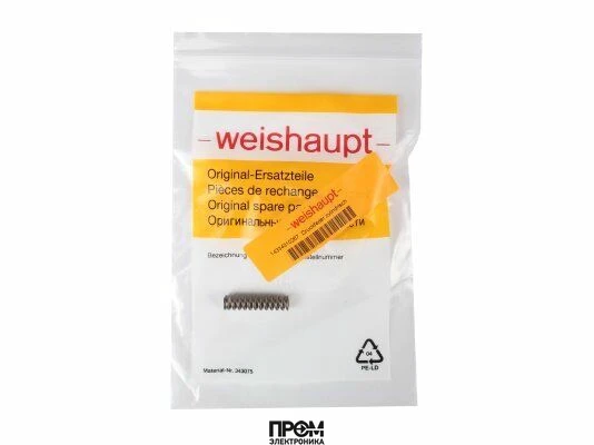 Пружина нажимная цилиндрическая Weishaupt 14334310267