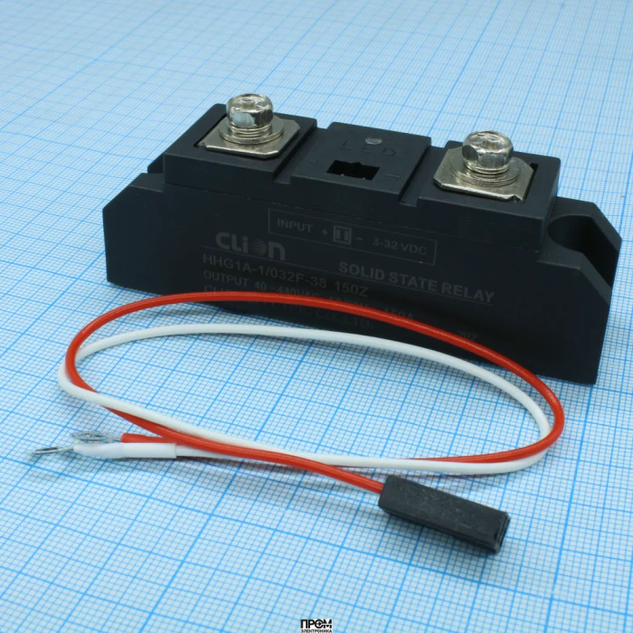 HHG1A-1/032F-38-150A, Реле твердотельное 3-32В, 150A/440VAC (zero-cross)