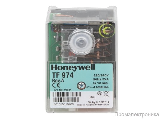 Топочный автомат Honeywell TF 974 Rev.A