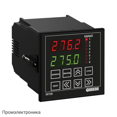 УКТ38-Щ4.ТС - устройство контроля температуры 8-ми канальное с аварийной сигнализацией