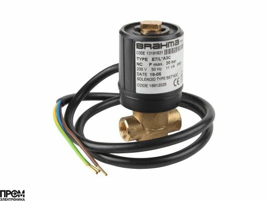 Жидкотопливный электромагнитный клапан Brahma E7/L*A3C 13191801