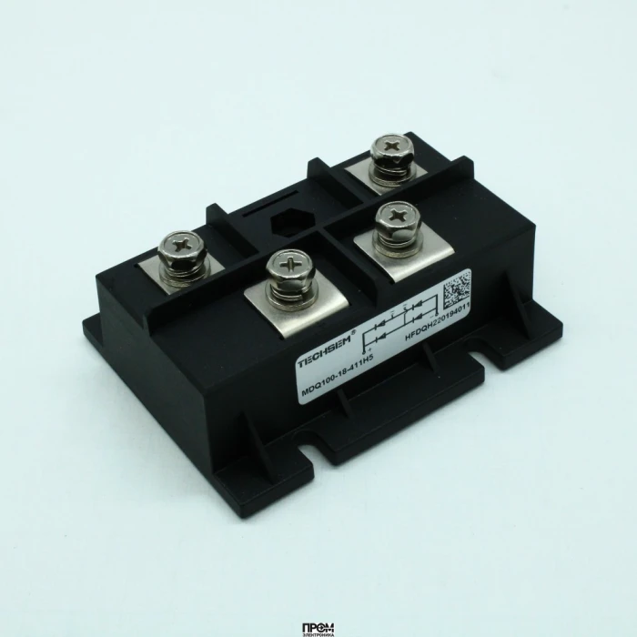 MDQ100-18-411H5, Диодный мост 100 А 1800 В, 1 фаза, -40…125 C