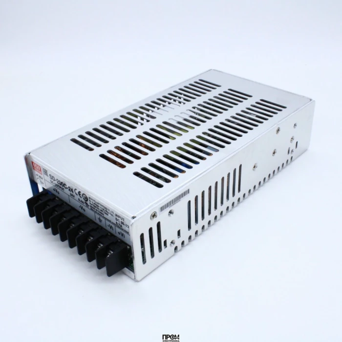 SD-200C-24, DC-DC, 200Вт, вход 33.6…62.4В, выход 24В/8.4А, изоляция 4000В DC, в кожухе 191х86х40, -40…+70°С