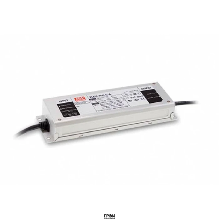 ELGC-300-L-A, AC-DC 301Вт, стабилизатор тока IP67 вход 116-232В выход 1400мА