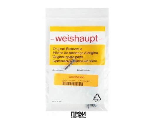 Винт Weishaupt M4 x 22 мм, 409307